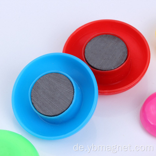 Direktverkauf beliebter Kunststoff -bedeckter Magnet